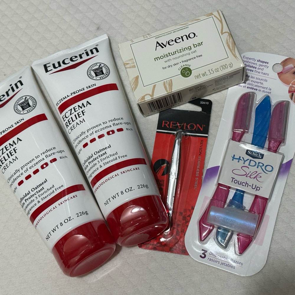 Eucerin bundle.  All New Items  ***6***   SELF CARE BUNDLE